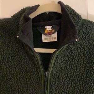 Vintage REI Fleece Vest Green XL